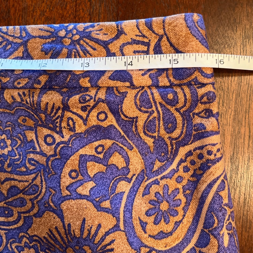 NWT  LOFT, cork and blue denim colors pencil skirt - Picture 3 of 6